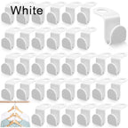10/5Pcs Clothes Hanger Hooks Space Saving Organizer
