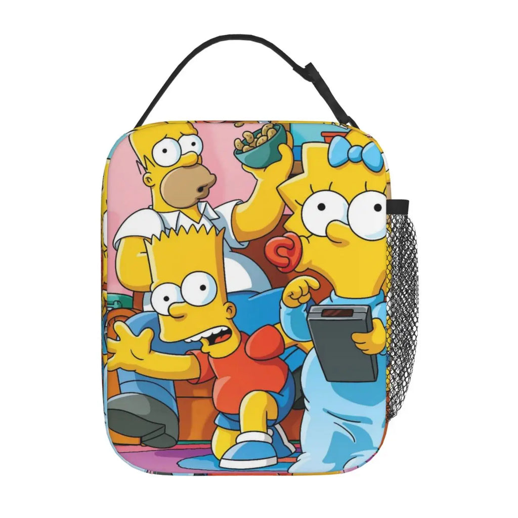 Simpsons Cartoon Insulated Lunch Bag