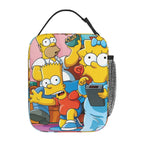 Simpsons Cartoon Insulated Lunch Bag