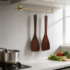 1PC Wooden, non-stick pan, heat-resistant