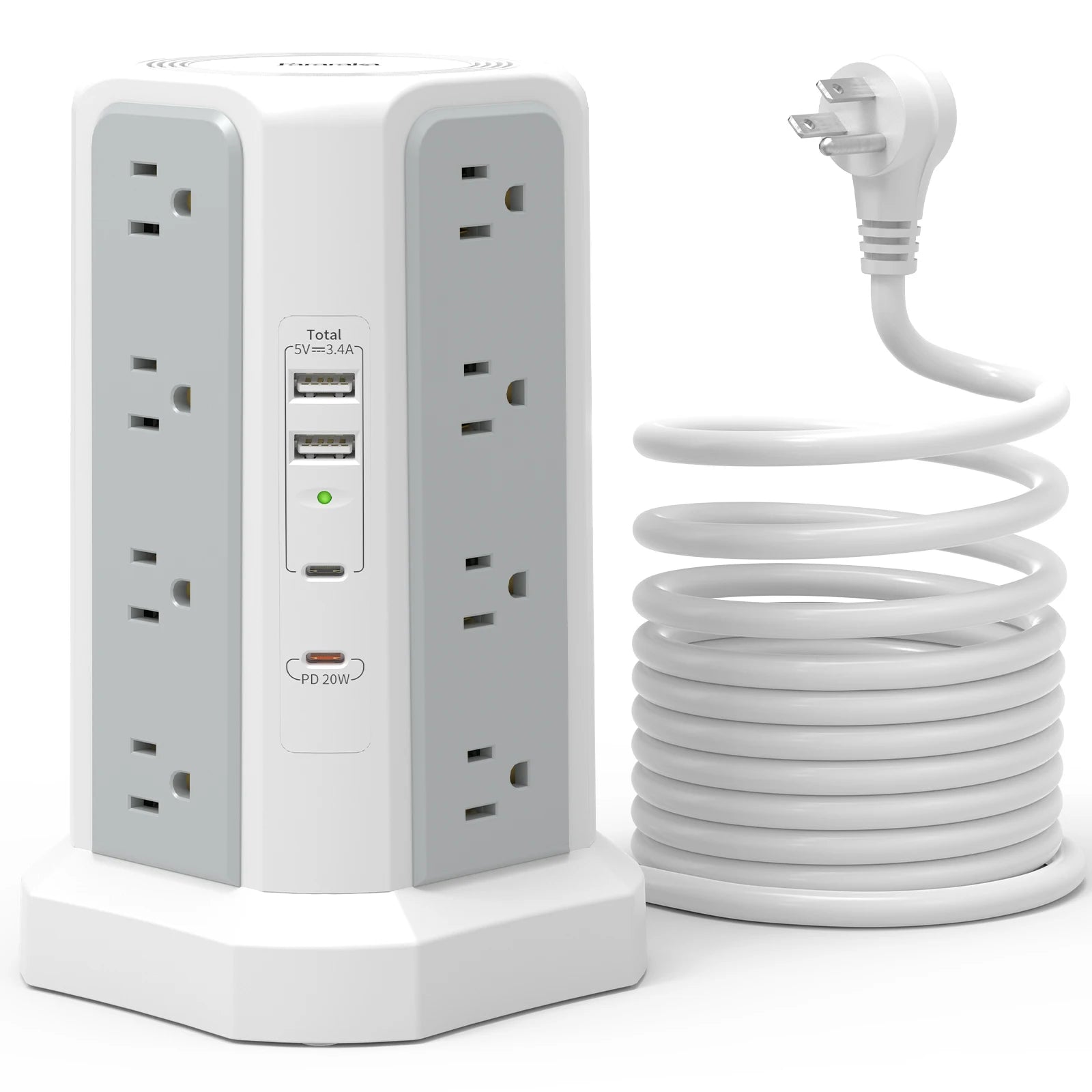Extension Tower,  plug-in / fast charging,
