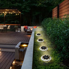 8 Solar Disk Light Outdoor Underground