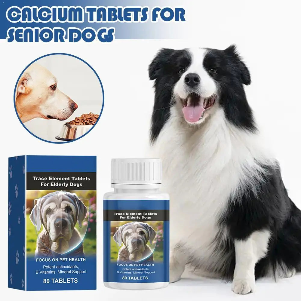 Senior Dog Mineral Supplement Calcium Tablets