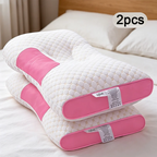 2 Braided Neck Pillows/ Detachable Pillowcase