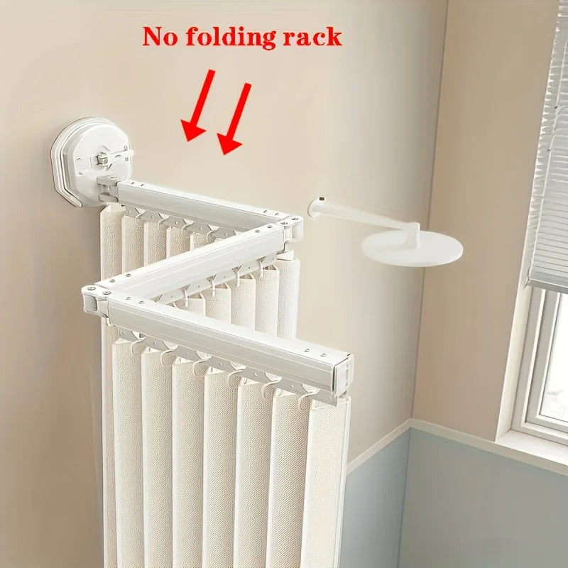Foldable Shower Curtain / Hooks, Ties