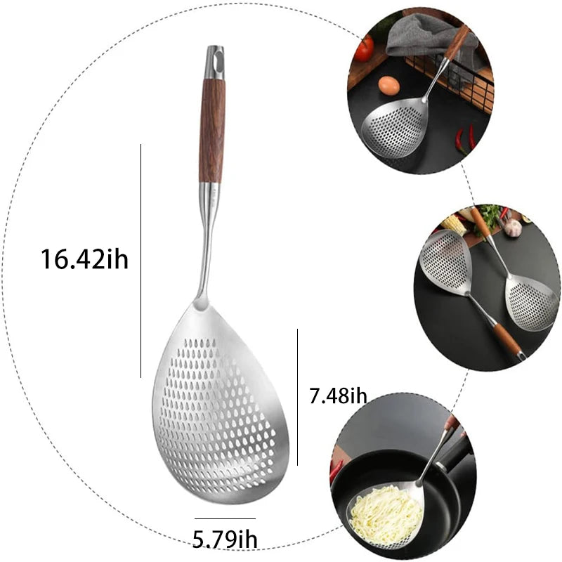 Stainless Steel Strainer Ladle
