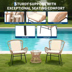 3PCS Patio Furniture Set
