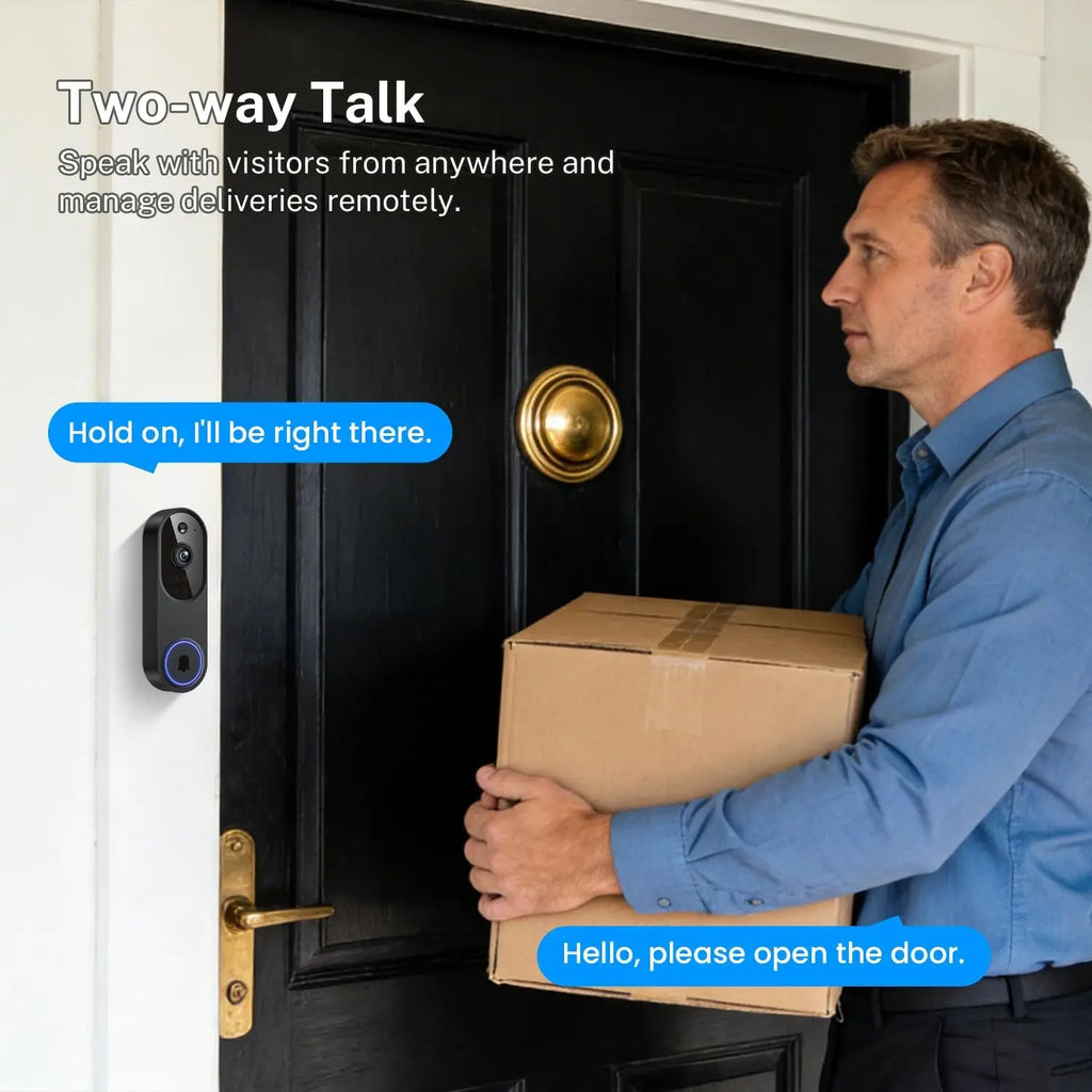 Wireless Wi-Fi Video Doorbell Camera