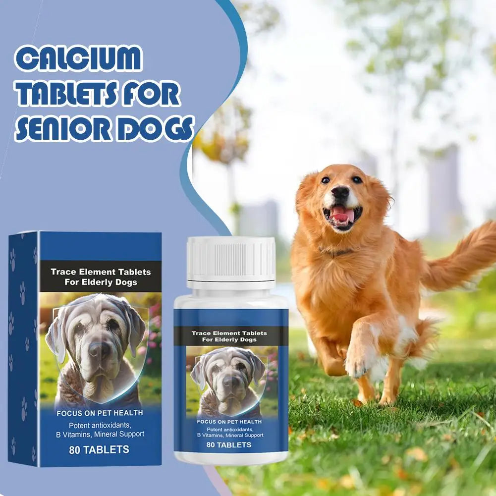 Senior Dog Mineral Supplement Calcium Tablets