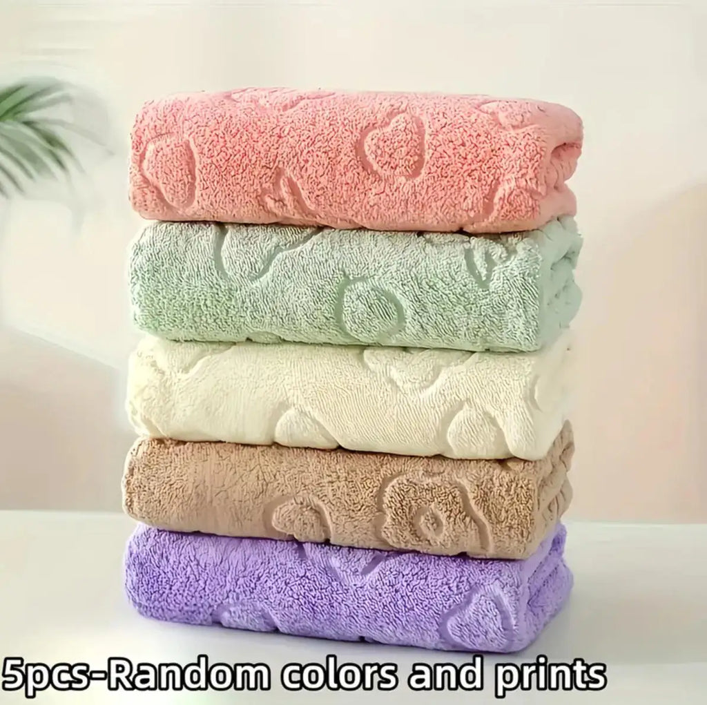 5-piece set of towels