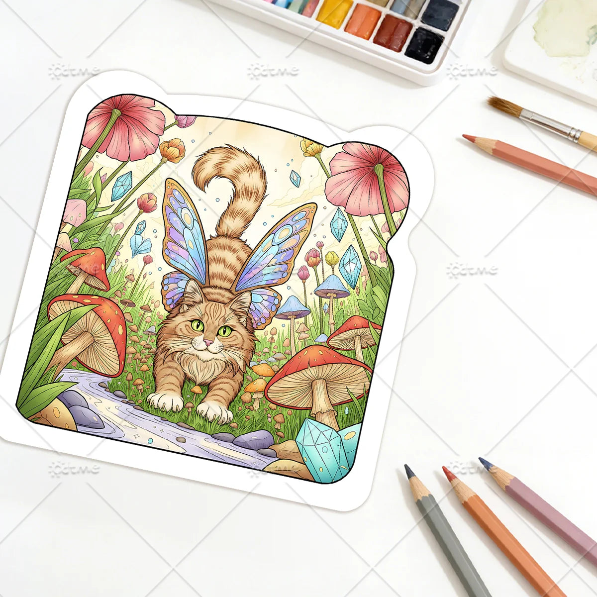 FAIRY CATS Coloring Book