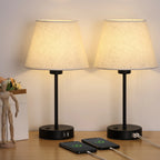 Table Lamps(2)/ Charging Ports