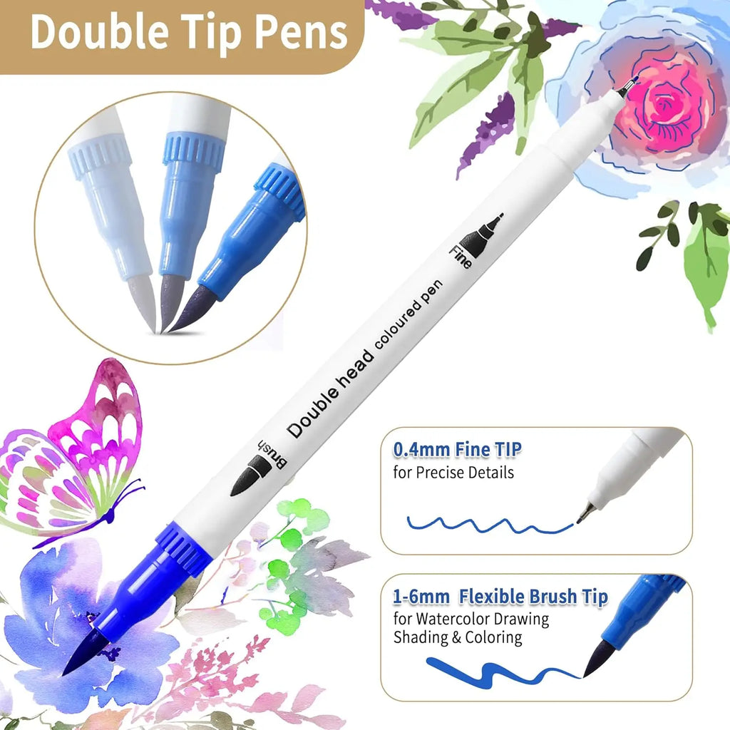 36 Dual Tip Markers - Lettering & Drawing
