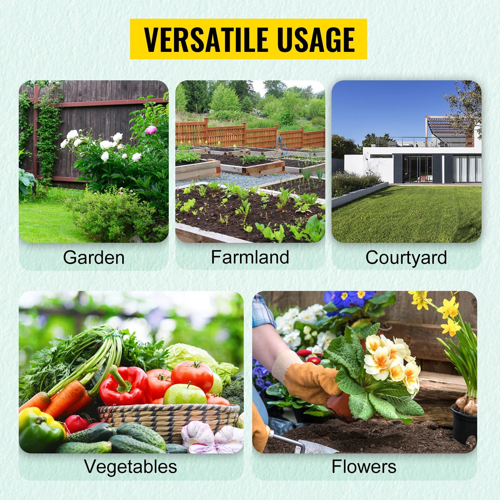 Walk-in Tunnel Greenhouse Galvanized Frame, Waterproof 15x7x7/10x7x7/20x10x7/12x7x7 ft