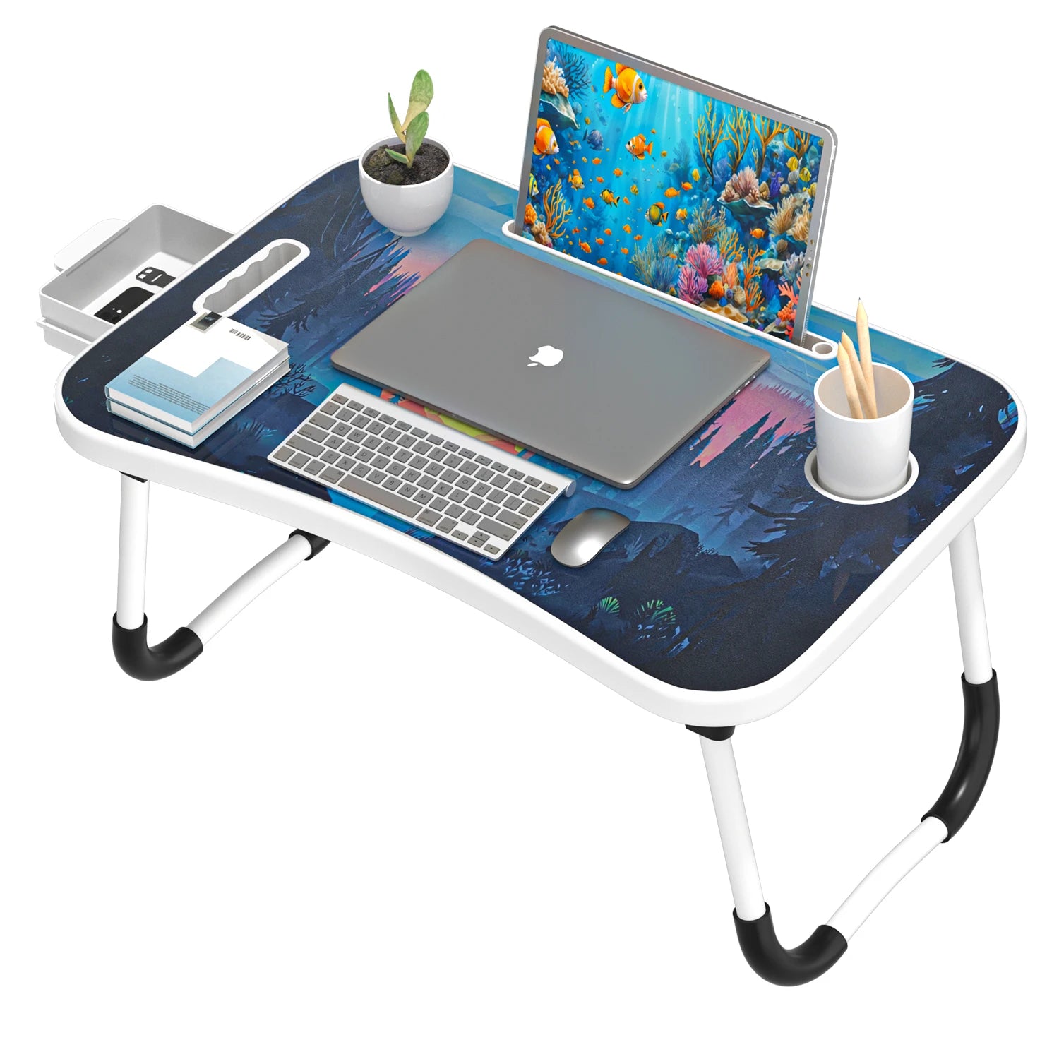 Extra-large multifunctional folding desk, portable