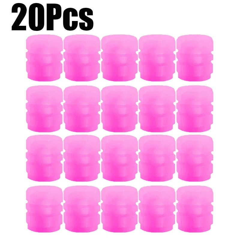 Luminous Fluorescent Car Tire Valve Caps