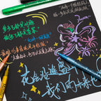 12 Colors Brush Metallic Paint Markers