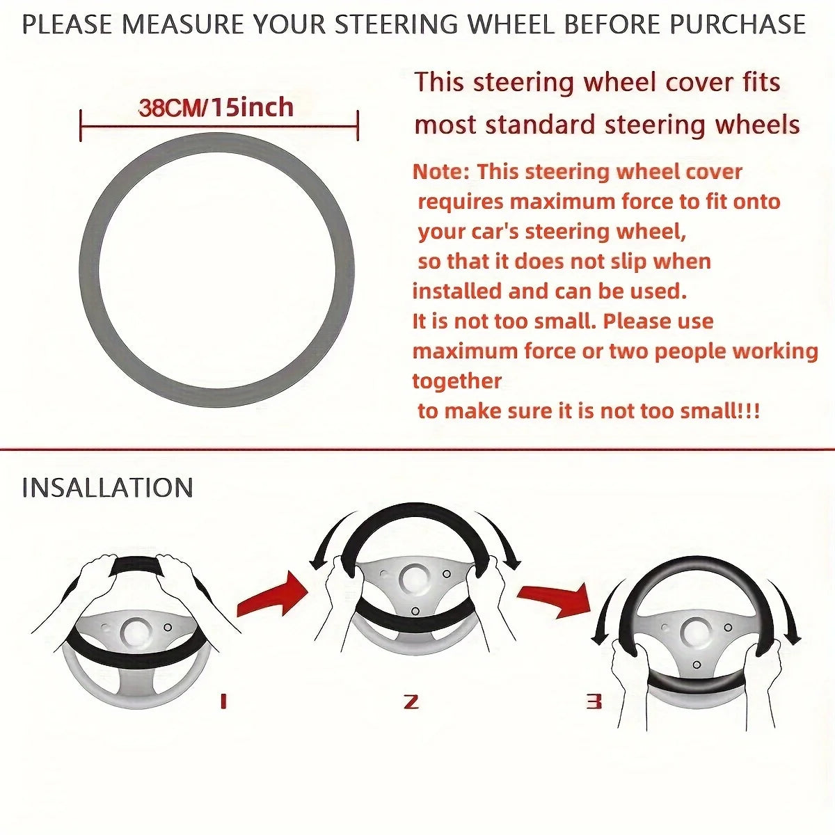 Heart Steering Wheel Wrap