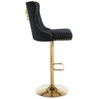 Set of 2 Swivel Chairs with Lion