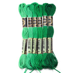 6pcs/lot Colorful Polyester Embroidery Thread