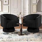 360° Swivel Accent Chair/ Armrest Set of 2