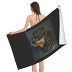 Dachshund Dog Beach Towel