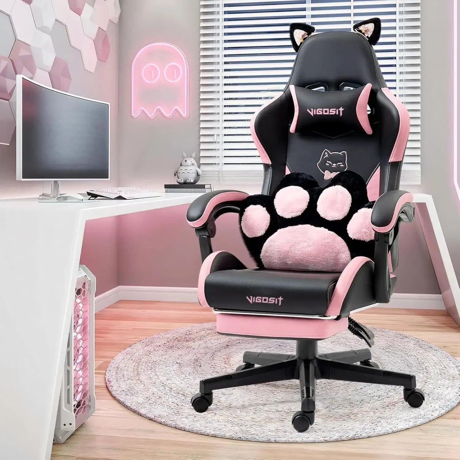 Lumbar Cushion Ergonomic Computer Chair