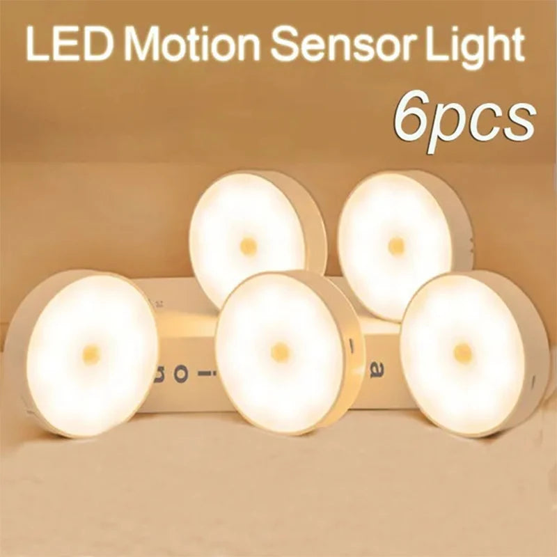 Motion Sensor LED Night Light, Rechargeable