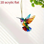Acrylic Hummingbird Hanging Pendant, Suncatcher