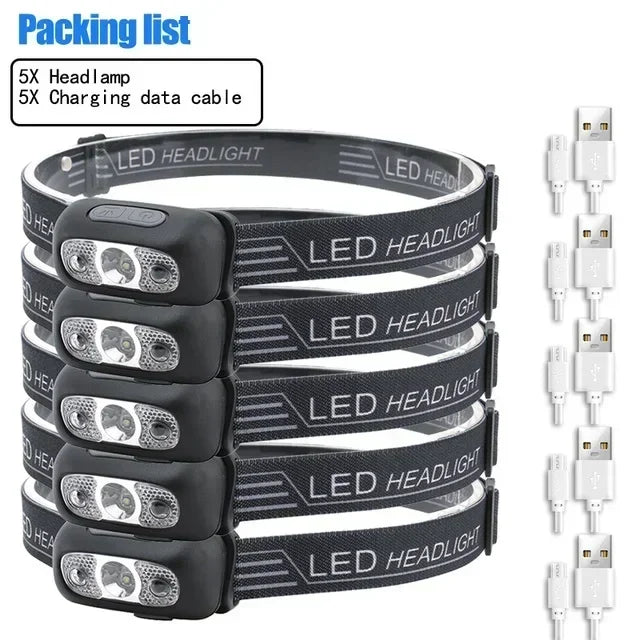 Strong Light Portable LED Sensor Headlamp