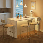 2Pcs Counter Height Bar Stools Set