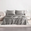 4pcs Satin Bed Sheet Set, Hypoallergenic