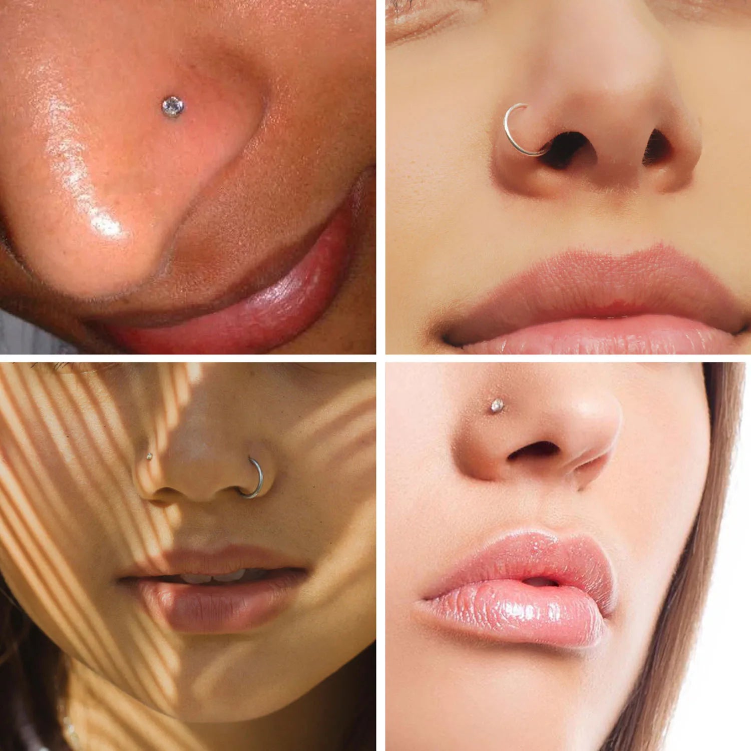 7pcs Nose Piercing Kit