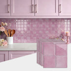 Pink Wall, Self-Adhesive Tile