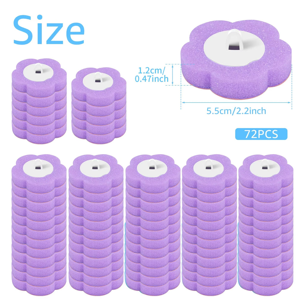 Disposable Toilet Brush Cleaner / Replacement Sponge Pad