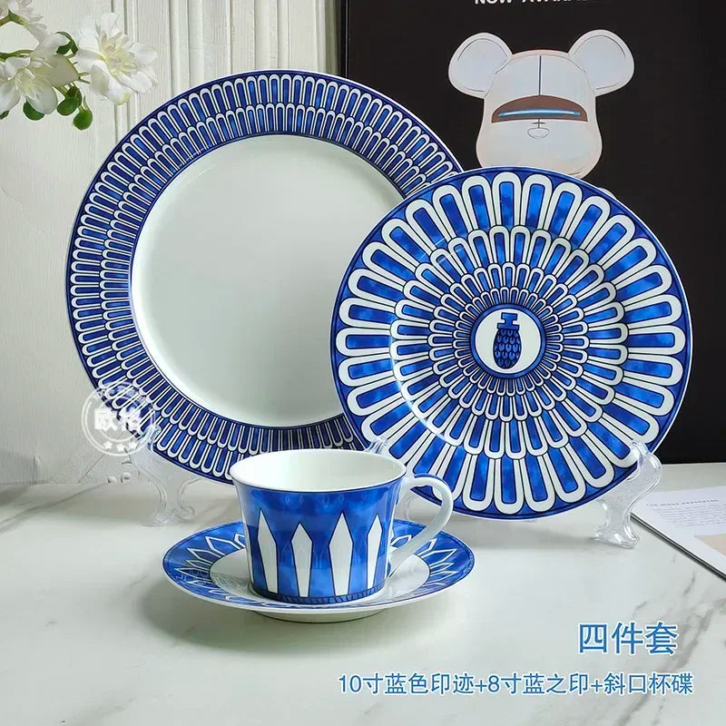 European Style Blue Tableware