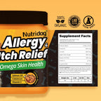Dog Itch Relief Chews Omega-3  90 PCS/Bottle