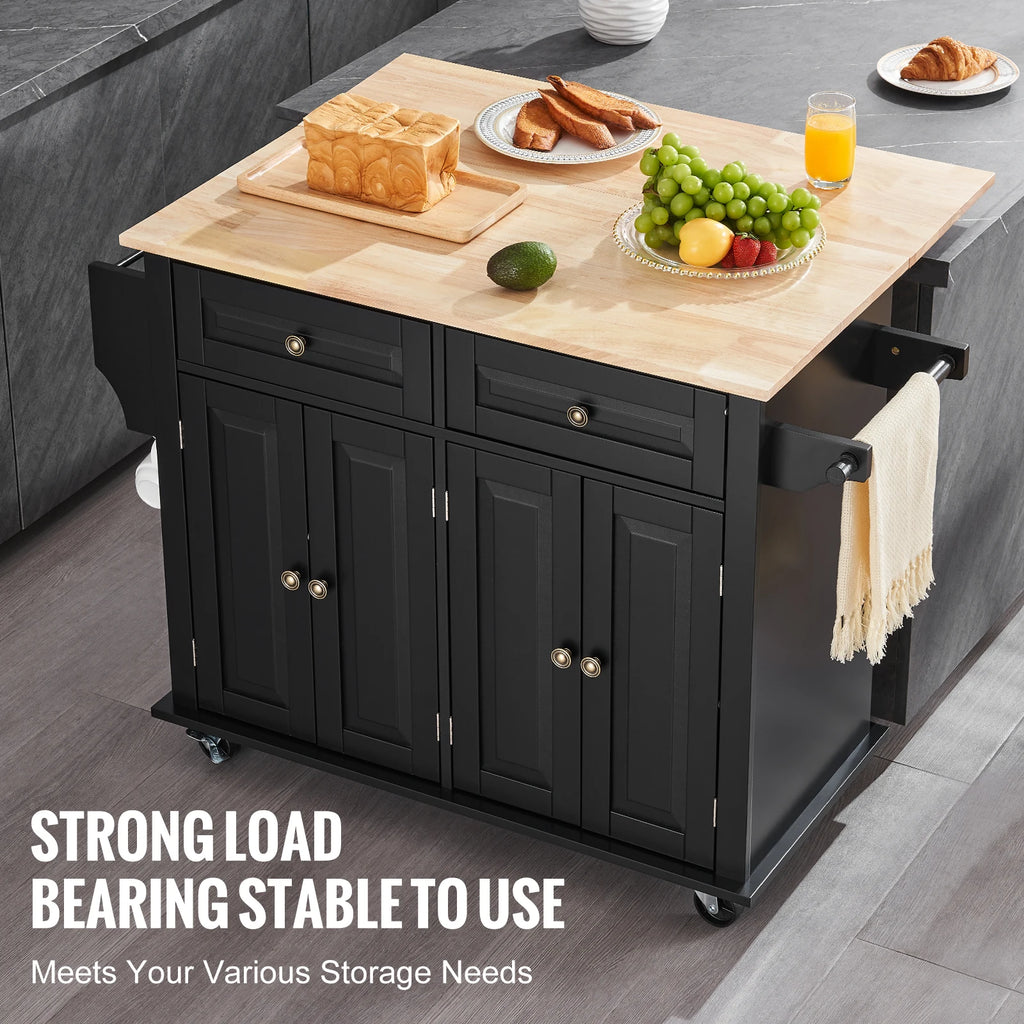 43" Kitchen Island Cart