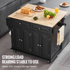 43" Kitchen Island Cart
