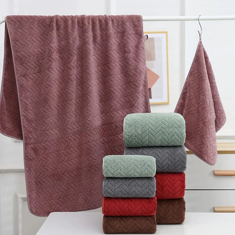Velvet Bath Towels