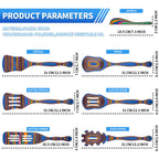 7Pcs Blue Wooden Cooking Utensils