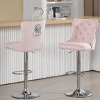 Set of 2 Swivel Chairs with Lion