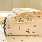 Bed Sheet with Lace Trim