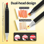 Professional Permanent Sketch Markers/ 12