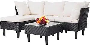 Patio /5 Pc Outdoor Wicker Set