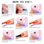 7pc Nail Gel Polish Set
