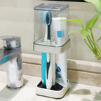 Toothbrush Holder With Cup/Cover
