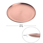Stainless Steel Dinner Plates