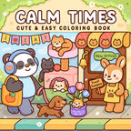 CALM TIMES Coloring Book for Adults