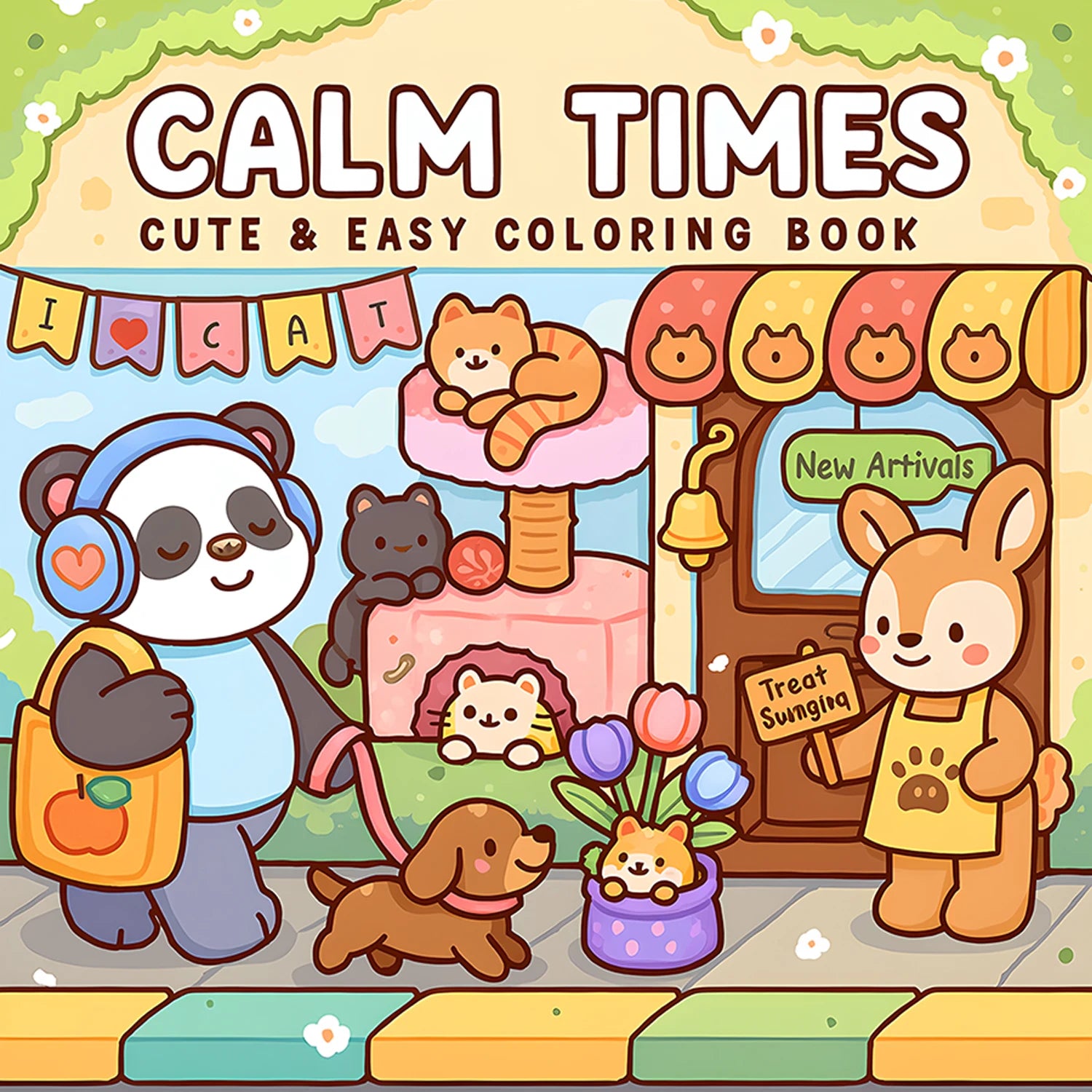 CALM TIMES Coloring Book for Adults